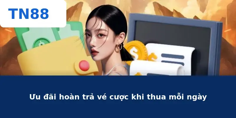 Ưu đãi hoàn trả vé cược khi thua mỗi ngày